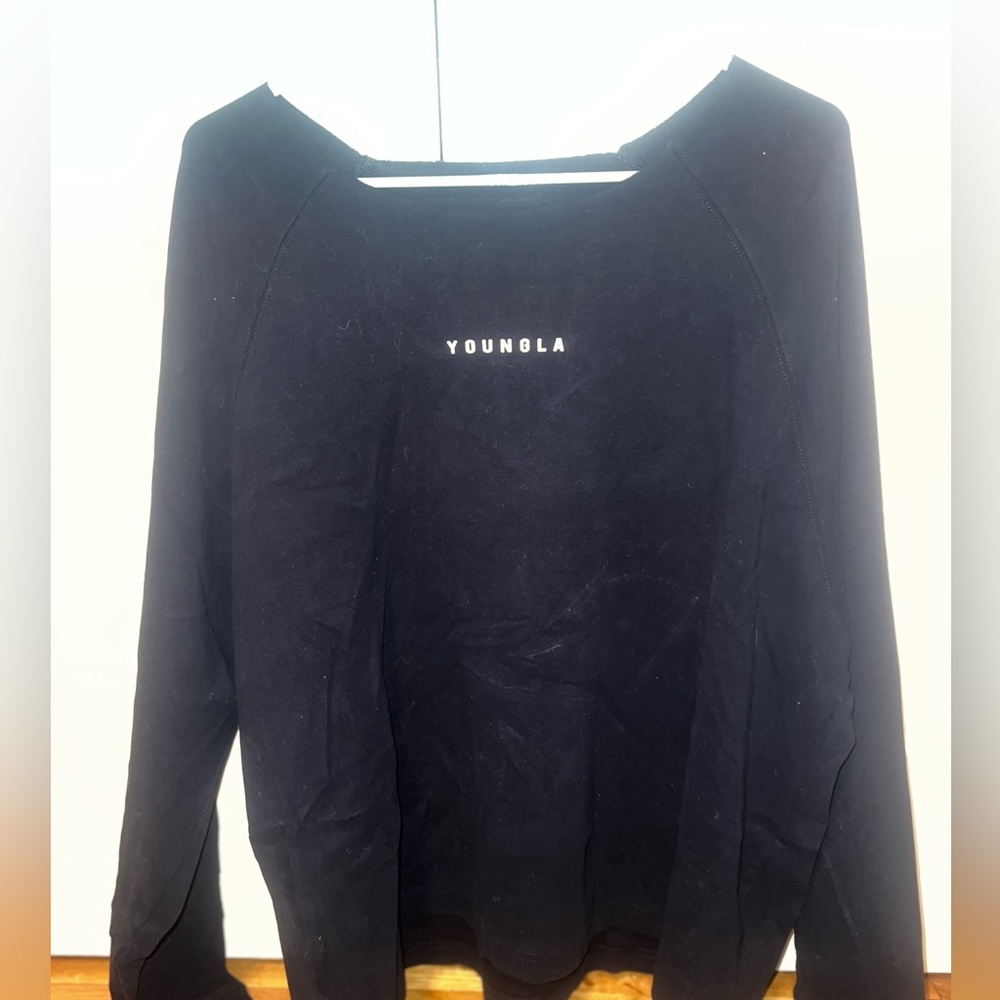YoungLa Wide Neck Long Sleeve